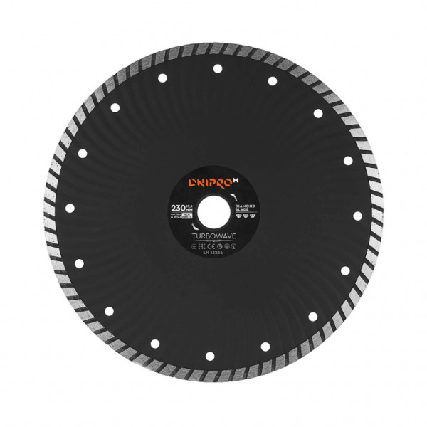 Картинка - Алмазный диск DNIPRO-М Turbowave 230х22,2