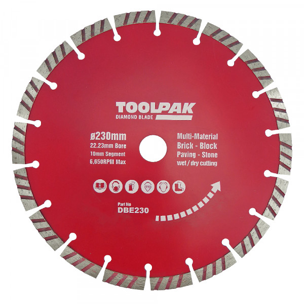 Картинка - Алмазный диск Force X 230x22.23 Turbo