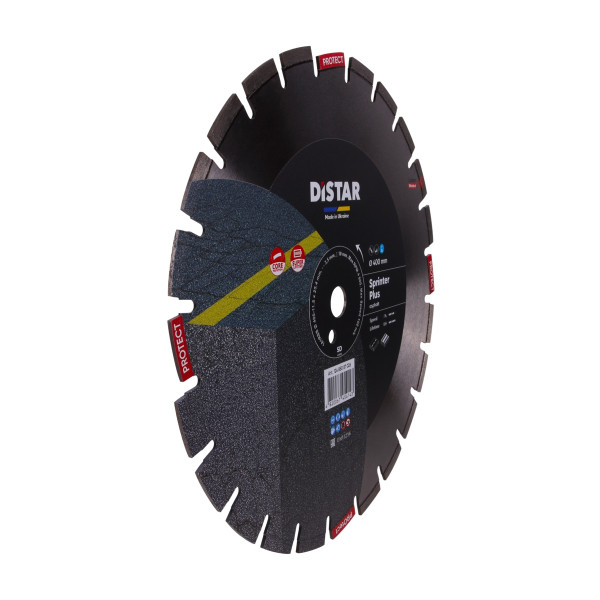 Картинка - Диск алмазный отрезной Distar 1A1RSS/C1S-W 400x3,5/2,5x25,4-11,5-24-ARP 40x3,5x8+2 R190 Sprinter Plus