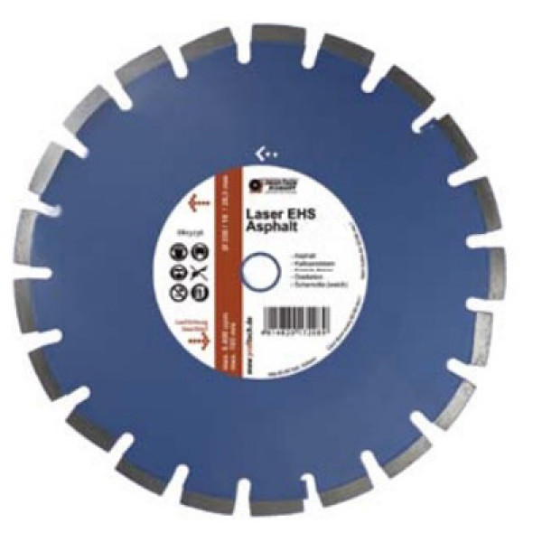 Картинка - Диск отрезной PD Laser EHS Asphalt 400/10/25.4 мм для асфальта (172140)