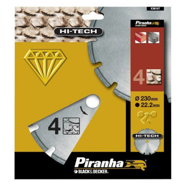 Картинка - Алмазный круг PIRANHA 230x22.2х7мм