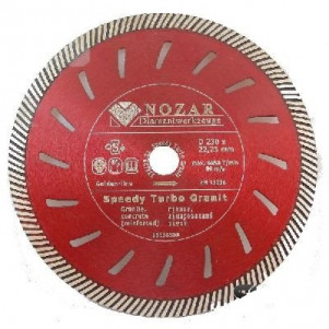  Отрезной диск Nozar Speedy Turbo Granit 230х22.23х2.8х12 мм
