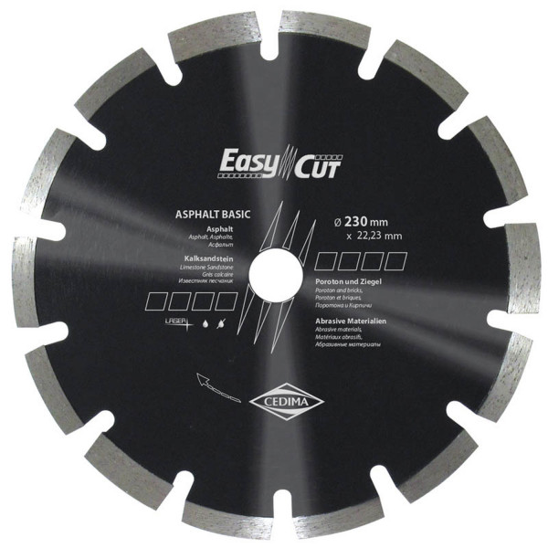 Картинка - Диск алмазный CEDIMA Asphalt basic Easy-Cut 350х25,4