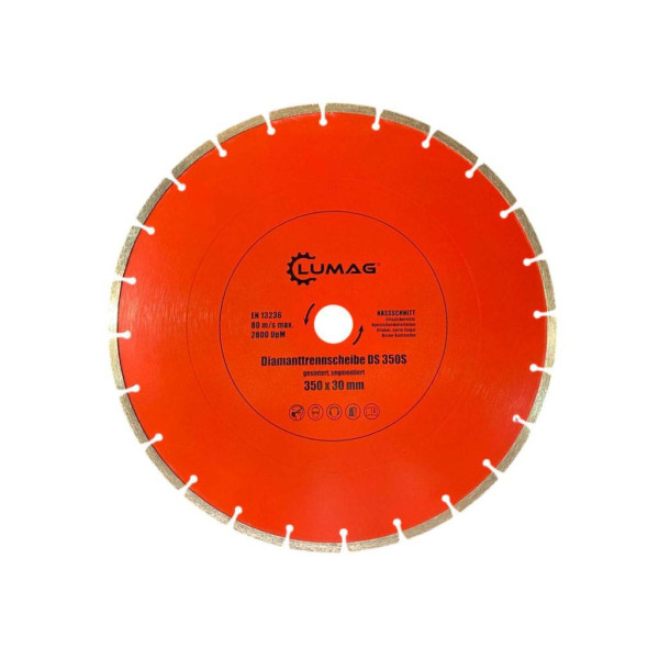 Картинка - Алмазный диск Lumag DS350S сегментный
