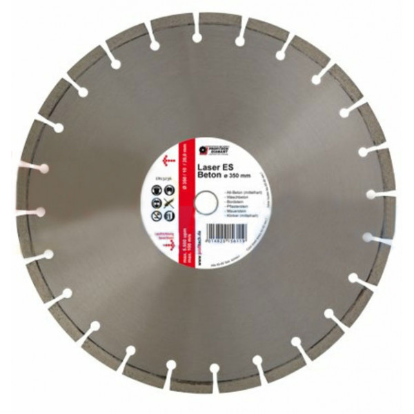 Картинка - Отрезной диск ProfiTech Diamant Laser ES Beton 350/10 / 20.0