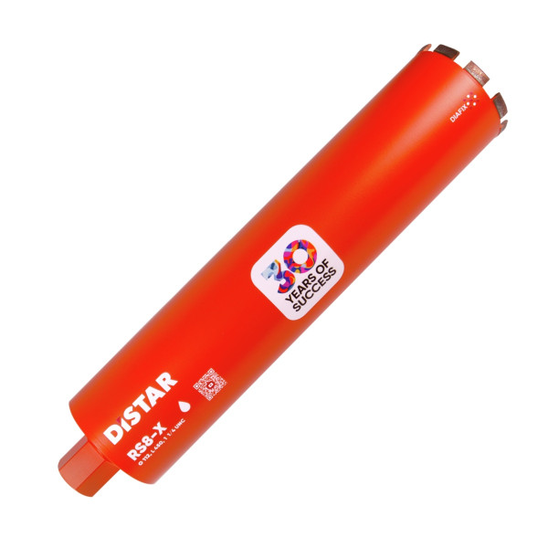Картинка - Коронка алмазная Distar DDS-W 112x450x1 1/4 UNC RS8-X