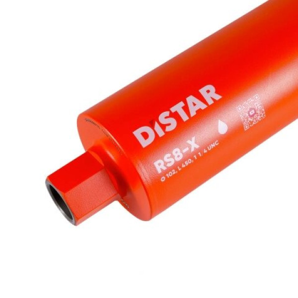 Картинка - Сверло алмазное Distar DDS-W 102x450x1 1/4 UNC RS8-X
