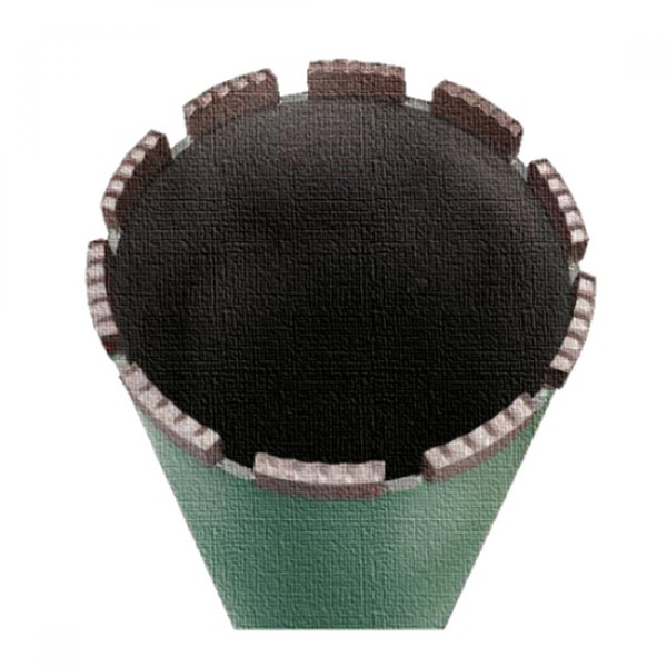 Фото - Алмазна коронка KROHN D140 140х400 мм 1 1/4 UNC Залізобетон