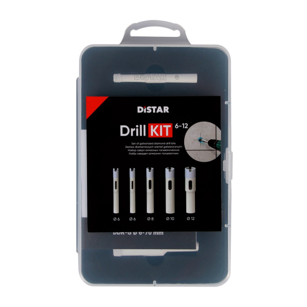 Картинка - Набор для сверления отверстий Distar DrillKIT 6-12
