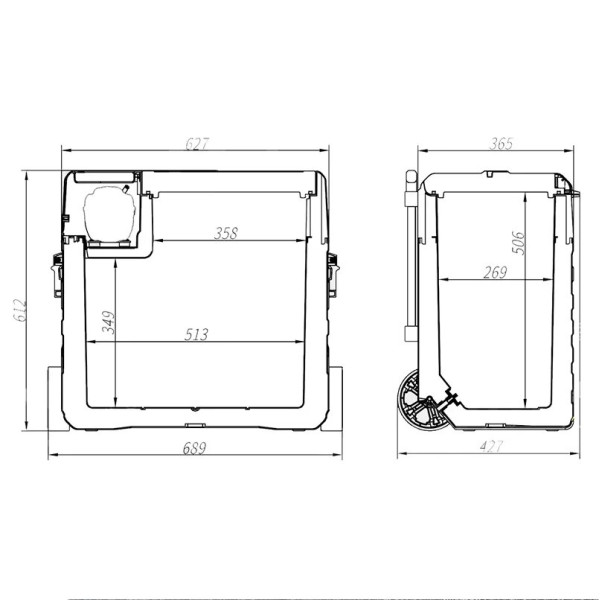 Фото - Холодильник автомобільний Brevia 62л 22790