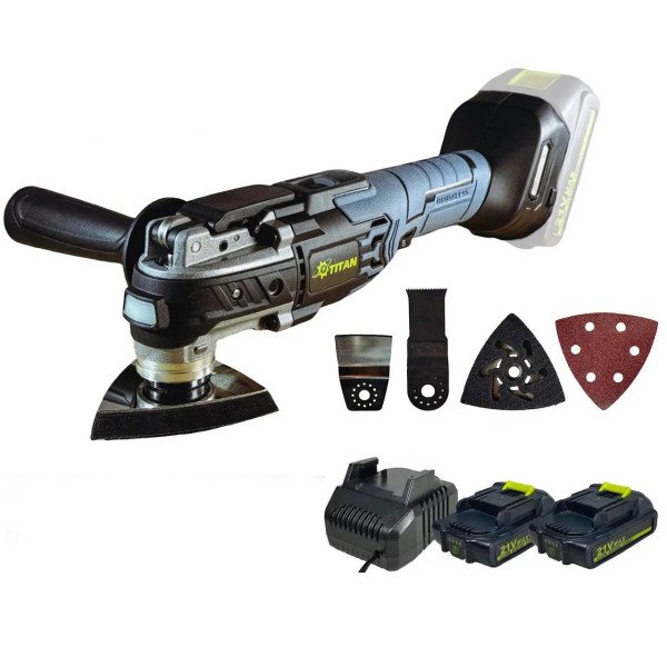 Фото - Реноватор акумуляторний TITAN PPR321LB-CORE SET1