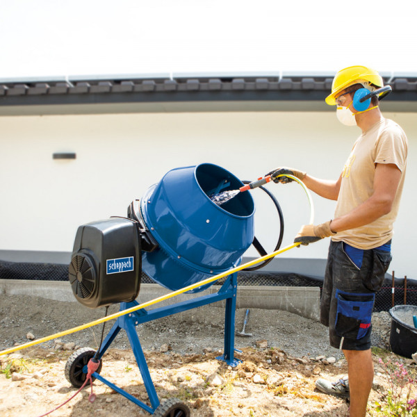 Картинка - Бетономешалка Scheppach MIX160