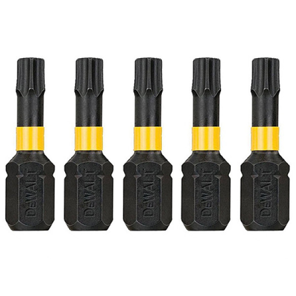 Фото - Біта ударна DeWALT DT7382T IMPACT TORSION, Т25 мм, L раб. = 25 мм, 5 штук