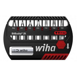 Набор бит Wiha BitBuddy TY PH, PZ, TX 29мм, 8 предметов (W42137)