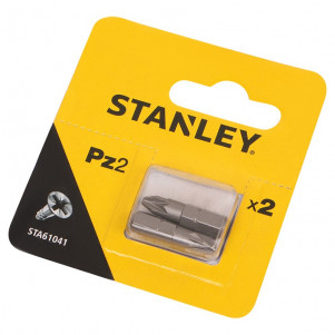 Биты STANLEY STA61041 Pz2, L=25 мм, 2шт