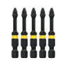 Картинка - Бита DeWALT DT7391T IMPACT TORSION EXTREME, Pozidriv, Pz2, L=50 мм, 5 шт