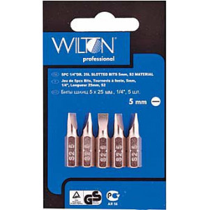 Бита Wilton 91000.16402 5 шт. 5х25мм Шлиц