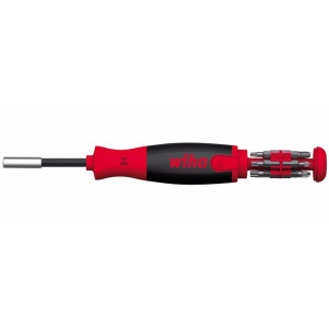 Магазинный держатель бит Wiha LiftUp 25 магнитный, 1/4 ", 12 предметов