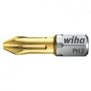 Бита Wiha РH2х25 TiN с титановым покрытием (W08054_1)