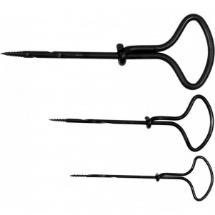 Буры ручные по дереву VOREL 1.5, 2, 3 мм 100 мм 3 штуки (22430)