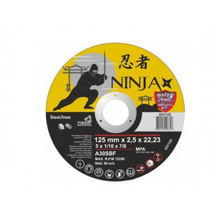 Диск отрезной NINJA 125х22.23х2.5 по металлу 65V129