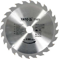 Диск пиляльний победітовий по дереву 250х30х3.2х2.2 YATO YT-6070 