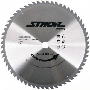 Диск пильный по дереву 400х30х3.2х2.2 STHOR 8851