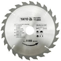 Диск пильный победитовый по дереву 200х30x3.2x2.2 YATO YT-6065