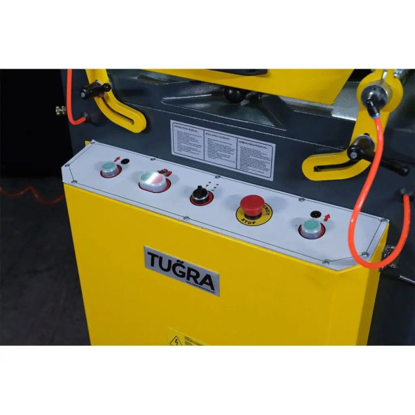 Фото - Напівавтоматична пила торцювання для різання алюмінію Tugra Makina AC 400 з двома затисками