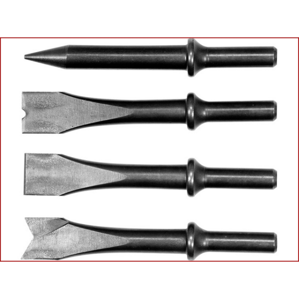 Картинка - Набор зубил для пневмомолотка YATO YT-09901, 4 шт