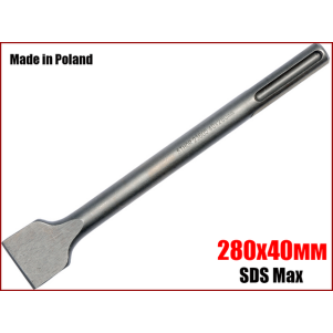 Долото плоское STHOR SDS-Max для перфоратора; ф= 18 мм, раб. b=40 мм, l=280 мм