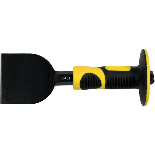 Картинка - Зубило каменщика VOREL 215х19х75 мм с ручкой с защитой ладони