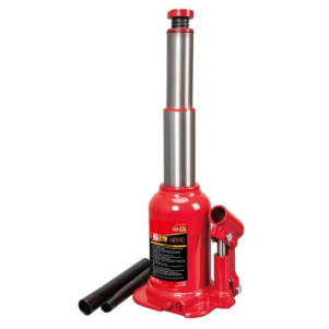 Домкрат гідравлічний пляшковий GTM TF0602 6т (215-485 мм) двохштоковий Домкрат гідравлічний пляшковий GTM TF0602 6т (215-485 мм) двохштоковий