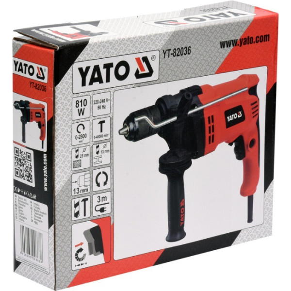 Картинка - Дрель ударная Yato YT-82036