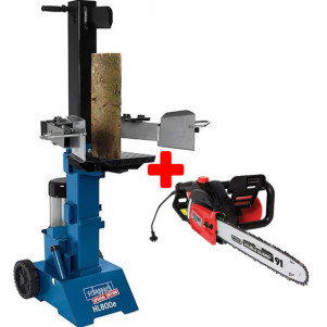 Дровокол гидравлический Scheppach HL 800e 380 В + цепная электропила Utool UES-22
