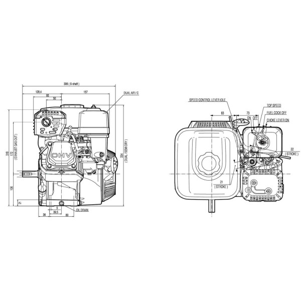 Фото - Двигун Honda GP160HQHKR5S
