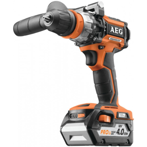 Картинка - Аккумуляторная дрель шуруповерт AEG BSB18CBLLI-202C