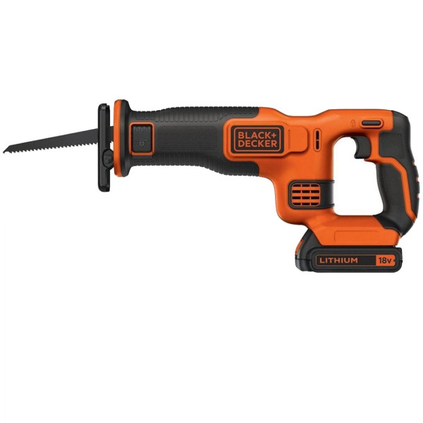 Фото - Акумуляторна шабельна пила BLACK + DECKER BDCR18