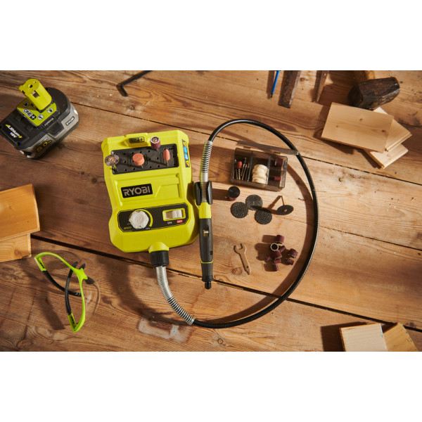 Фото - Гравер акумуляторний Ryobi R18RT-0