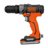 Картинка 1 - Аккумуляторная дрель-шуруповерт с ударом BLACK+DECKER BDCHD12S1