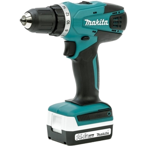 Картинка - Аккумуляторная дрель-шуруповерт Makita DF347DWE