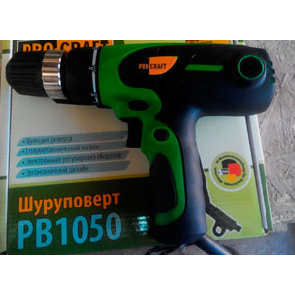 Картинка - Шуруповерт сетевой PROCRAFT PB-1050