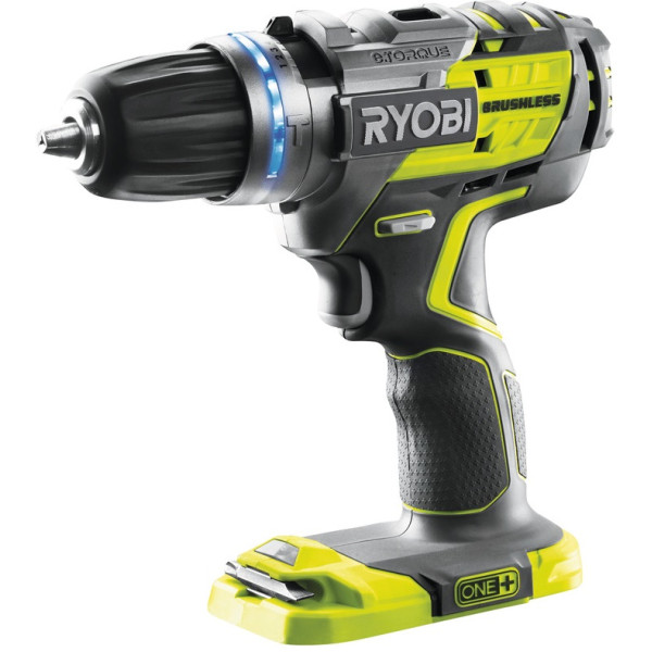 Картинка - Ударная дрель-шуруповерт RYOBI R18PDBL-0