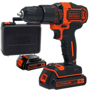 Аккумуляторная дрель-шуруповерт BLACK+DECKER BDCHD18KB Аккумуляторная дрель-шуруповерт BLACK+DECKER BDCHD18KB