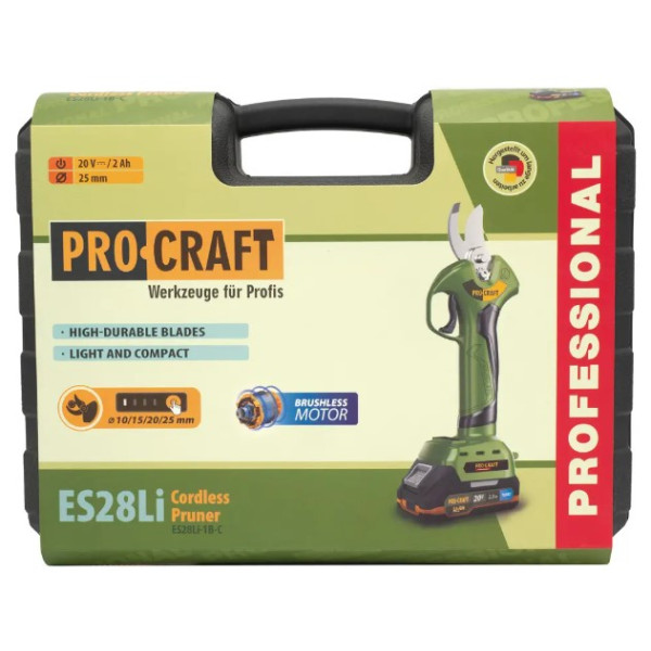 Фото - Акумуляторний секатор Procraft ES-28Li