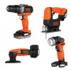 Фото - Набір акумуляторних інструментів Black & Decker BDCK123S2S BDCK123S2S