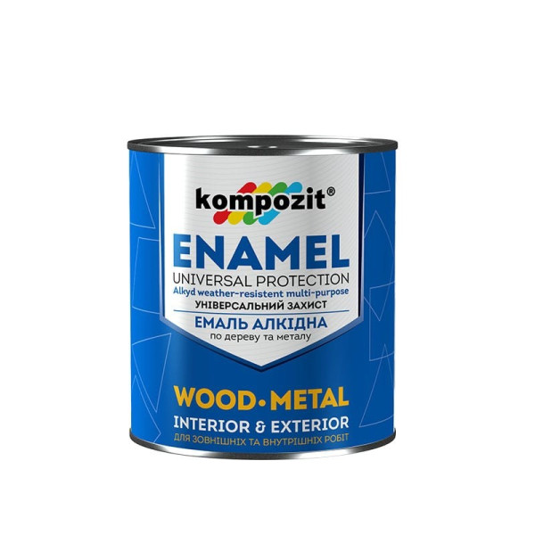 Фото - Емаль алкідна Kompozit ПФ-115 глянсова бежева, 0.25 кг