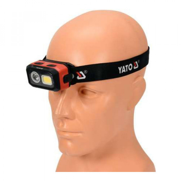 Фото - Налобний ліхтар акумуляторний YATO YT-08593