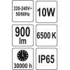 Фото 3 - Прожектор з SMD-діодним випромінювачем YATO YT-81822
