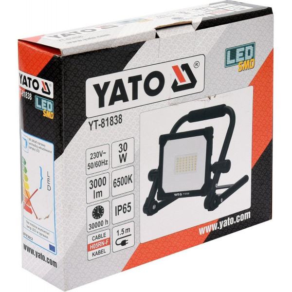 Фото - Переносний прожектор з SMD-доданими випромінювачем YATO YT-81838